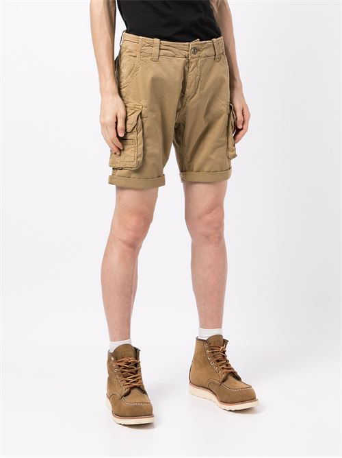 Pantalone cargo uomo Alpha Industries kaki con patch Alpha Industries | 17620313